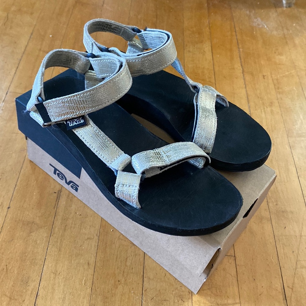 Teva Universal Sandals Leather Metallic